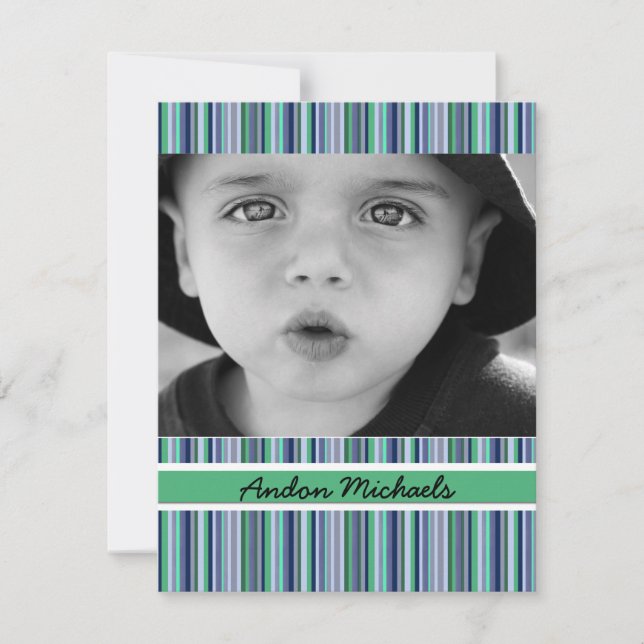 Cartões de agradecimentos lisos brincalhão da (Frente)