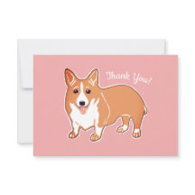 Cartões de agradecimentos lisos feitos sob