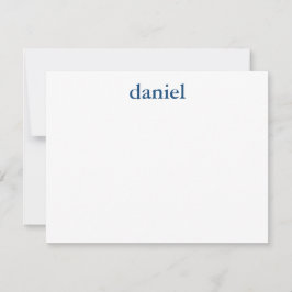 Cartões de agradecimentos marinho Azul Moderno Bar