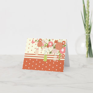 Cartões de agradecimentos Mason Jar Rustic Countr