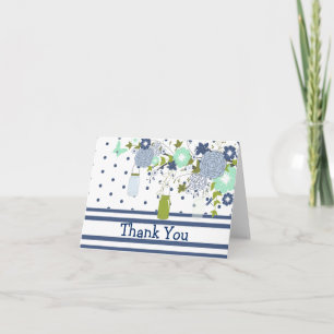 Cartões de agradecimentos Mason Jar Rustic Country