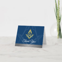 Cartões de agradecimentos Masônicos | Marinho Blue
