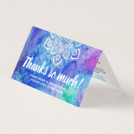 Cartões de agradecimentos Metafísico Mandala