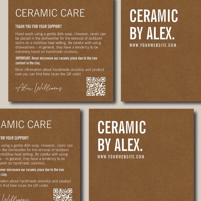 Cartões de agradecimentos minimalista de atendimen (Criador carregado)