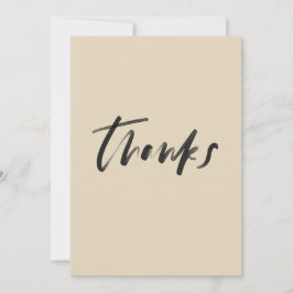 cartões de agradecimentos minimalista de vintage