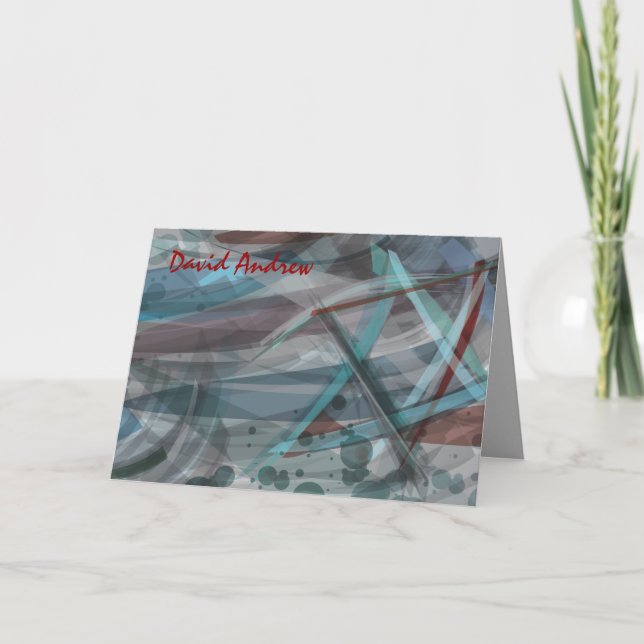 CARTÕES DE AGRADECIMENTOS Mitzvah, Bar TRANSPARENT (Frente)