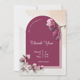 Cartões de agradecimentos moderno