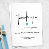 Cartões de agradecimentos moderno com minúsculo co