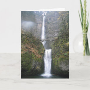 cartões de agradecimentos "Multnomah Falls"