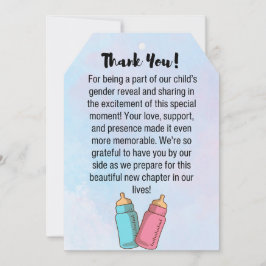 Cartões de agradecimentos para a Revenda de Gênero