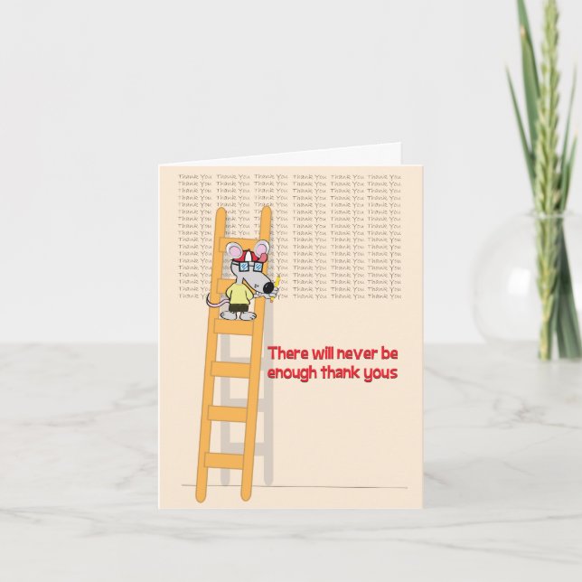 Cartões de agradecimentos para Amigo (Frente)