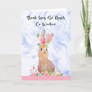 Cartões de agradecimentos para Colaborador com Bun