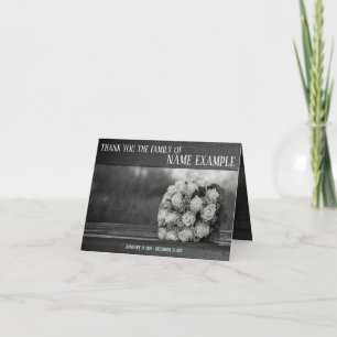 Cartões de agradecimentos para Funeral e Bereaveme