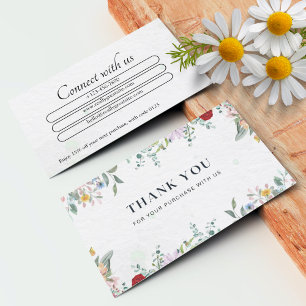 Cartões de agradecimentos Para Pequenas Empresas P