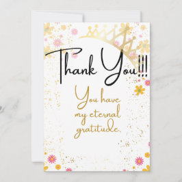 Cartões de agradecimentos para uma Rainha