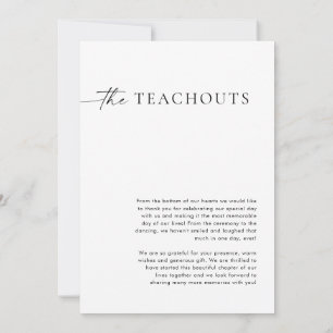 Cartões de agradecimentos Personalizado