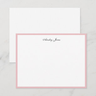 Cartões de agradecimentos personalizado de borda 