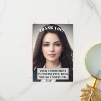 Cartões de agradecimentos Personalizado: Excelênci