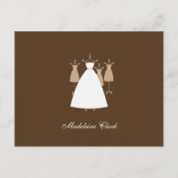 Cartões de agradecimentos Plana Moderno - Latte