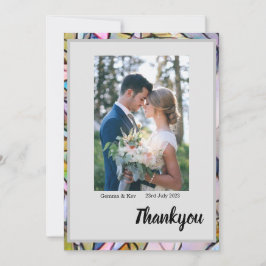 Cartões de agradecimentos plano