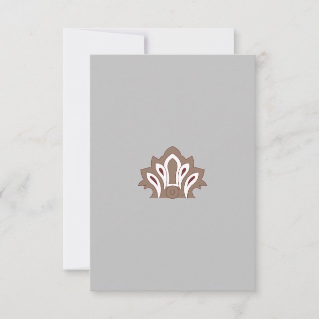 Cartões de agradecimentos plano (Frente)