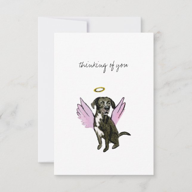 Cartões de agradecimentos plano (Frente)