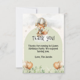 Cartões de agradecimentos plano