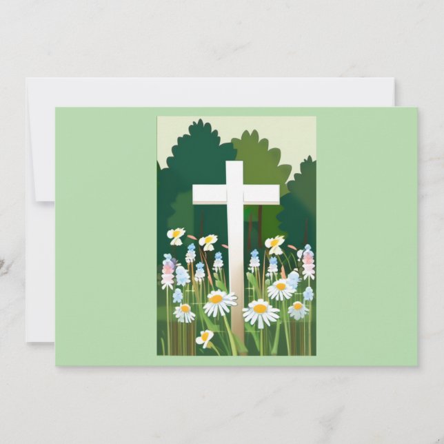 Cartões de agradecimentos plano (Frente)