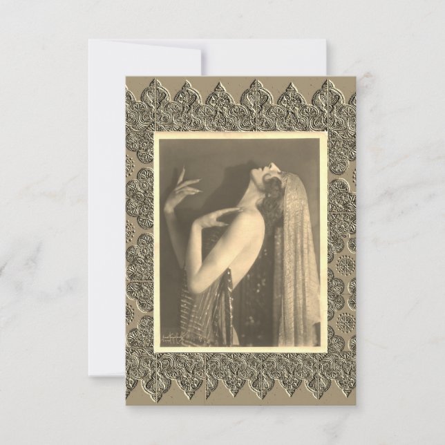 Cartões de agradecimentos plano (Frente)