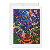 Cartões de agradecimentos plano