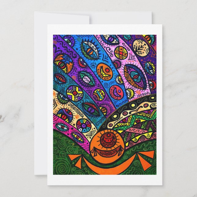 Cartões de agradecimentos plano (Frente)