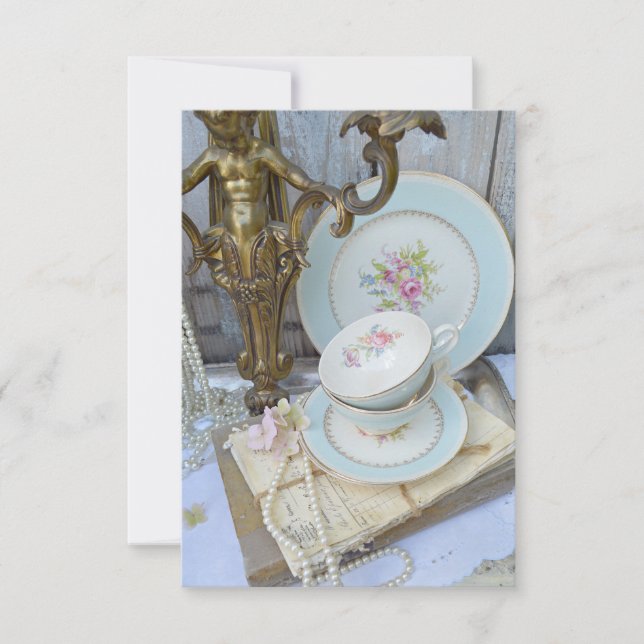 Cartões de agradecimentos plano (Frente)