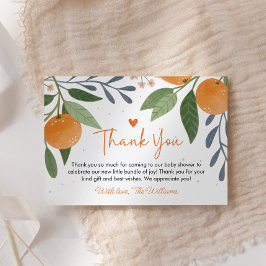 Cartões de agradecimentos plano Chá de fraldas peq