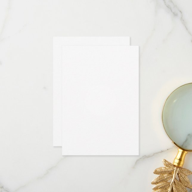 cartões de agradecimentos plano de 3,5" x 5" (Frente/Verso In Situ)