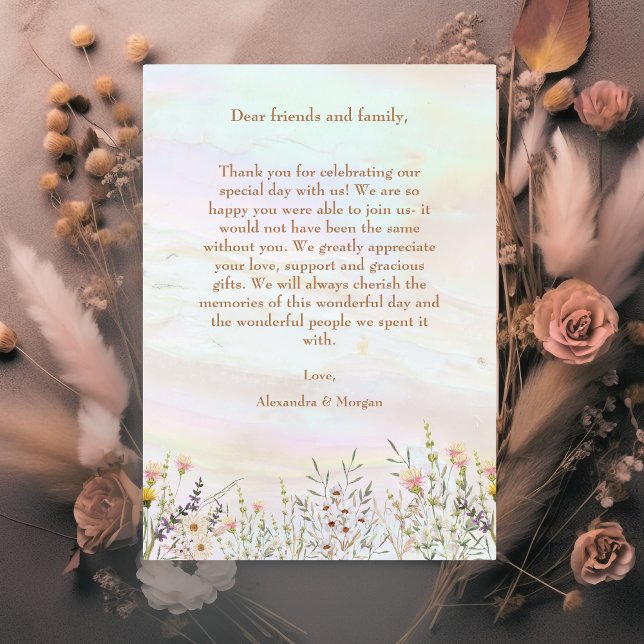 Cartões de agradecimentos plano de casamento de sa (Criador carregado)