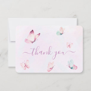 Cartões de agradecimentos plano de Chá de fraldas 