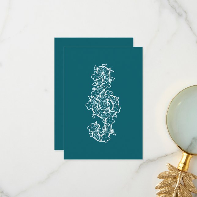 Cartões de agradecimentos plano de limpeza da vinh (Frente/Verso In Situ)