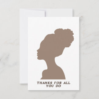 Cartões de agradecimentos plano (Vazio de um lado)