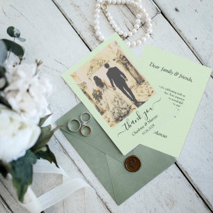 Cartões de agradecimentos Plano Verde da Casa Vint