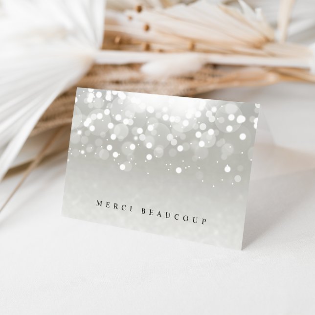 Cartões de agradecimentos Platinum Glow (Criador carregado)