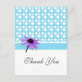 cartões de agradecimentos, pontos e margarida