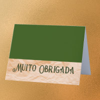 Cartões de agradecimentos Português