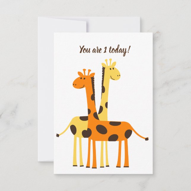 Cartões de agradecimentos primeiro aniversario (Frente)