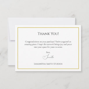 Cartões de agradecimentos Quando Alguém Compre Seu
