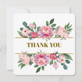 CARTÕES DE AGRADECIMENTOS QUARE - PEONY