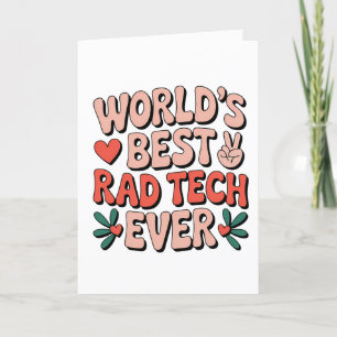 Cartões de agradecimentos Rad Tech