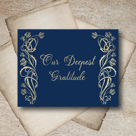 Cartões de agradecimentos Real Medieval de Casamen