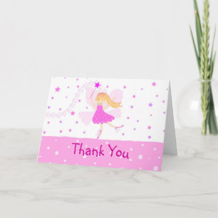 Cartões de agradecimentos Rosa Ballerina