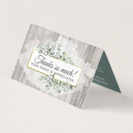 Cartões de agradecimentos Russo de Algodão Aquátic