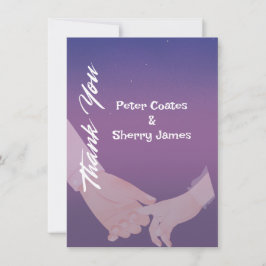 Cartões de agradecimentos Rustic Wedding